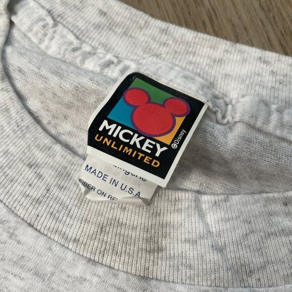 vintage NWT University of Mickey sleep shirt t-shirt single stitch Unlimited - Picture 3 of 8